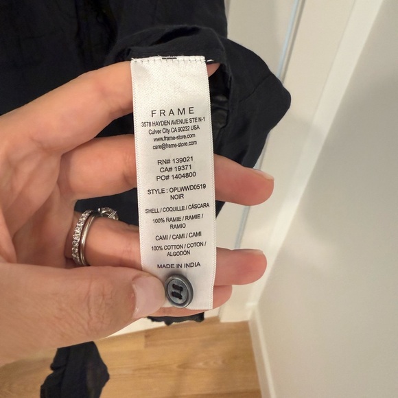 Frame Black Ruffle Dress - Picture 7 of 7